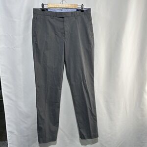 Polo Ralph Lauren Pants Mens 34x34 Grey Straight Fit Chino Dress New Soft